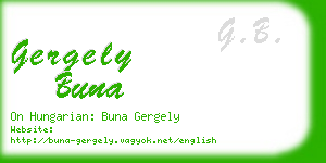 gergely buna business card